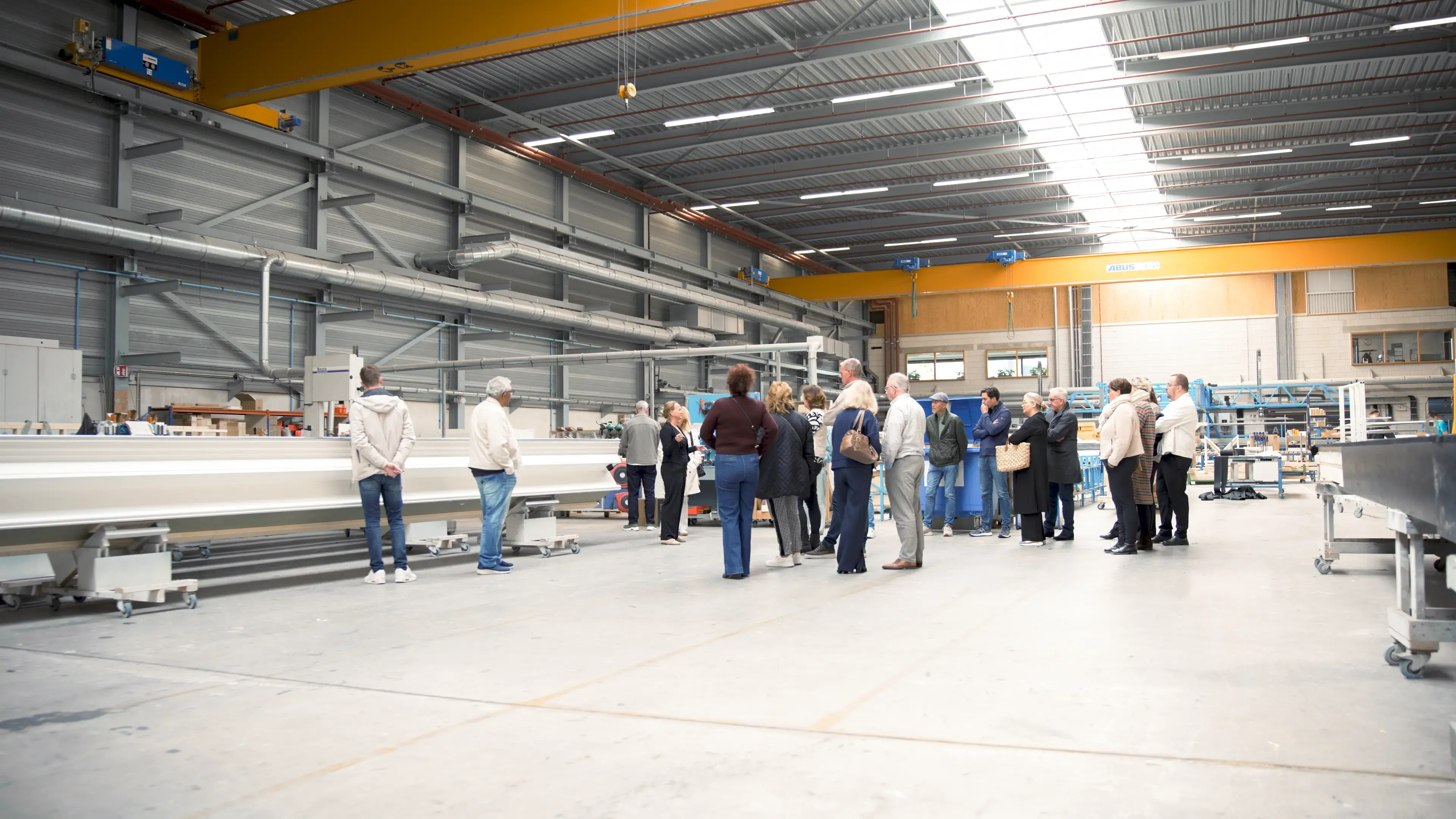 Rondleiding door de fabriek